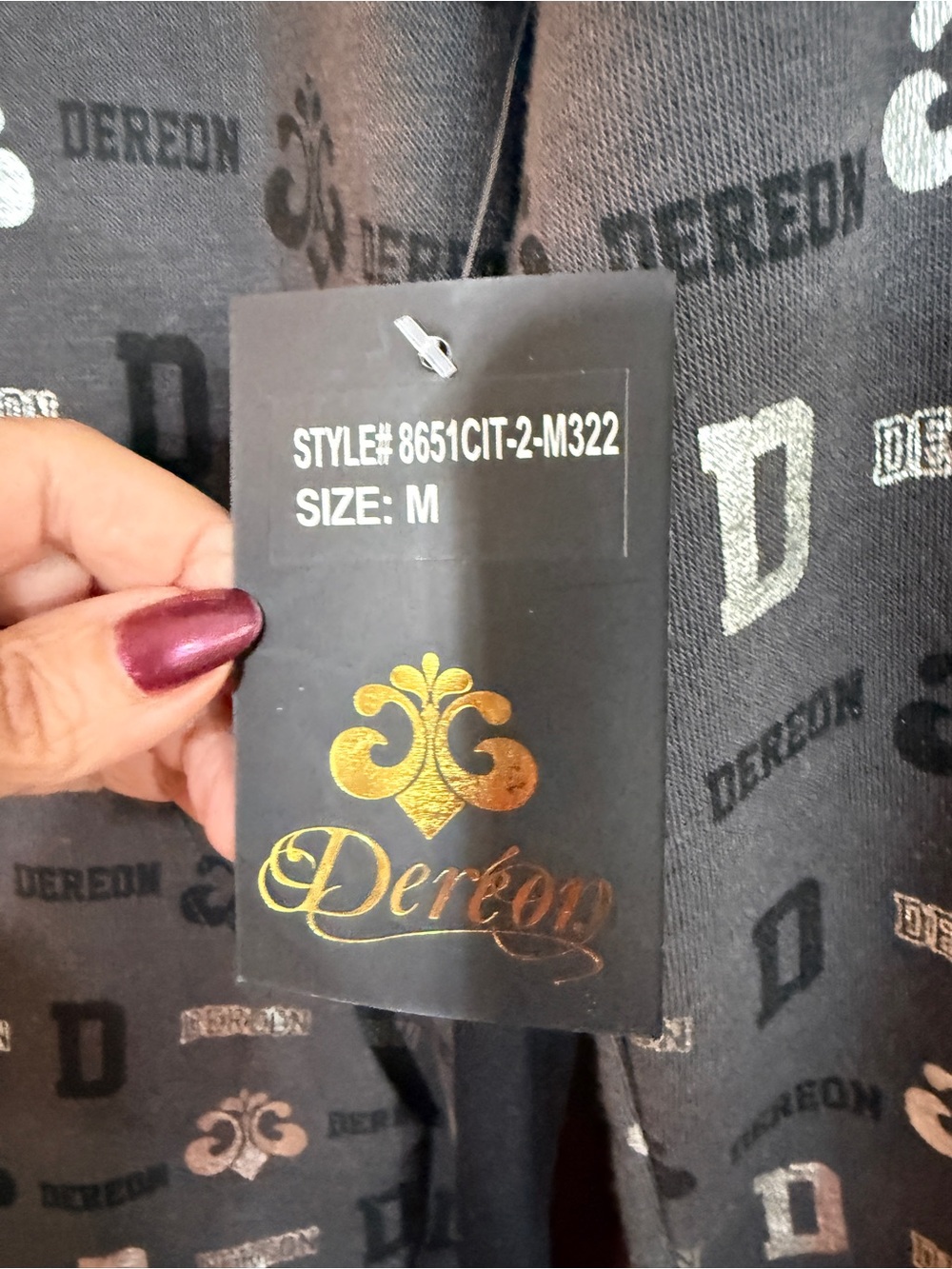 Dereon NWT by Beyoncé hoodie
dress features a bold all-over
monogram Y2K sz M - Picture 6 of 11